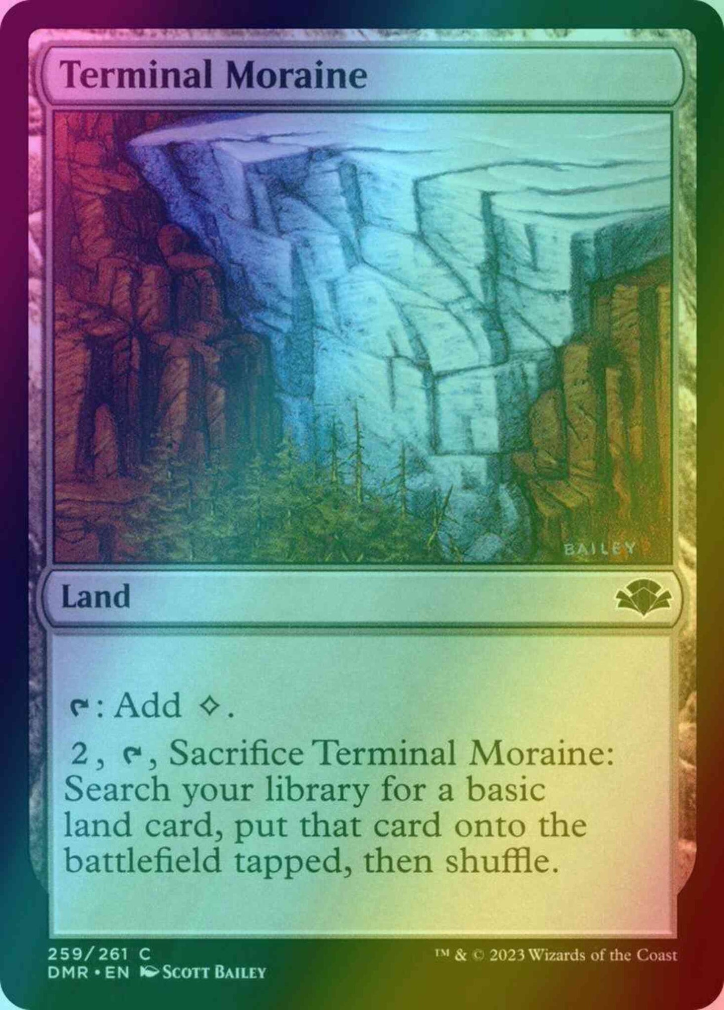 Terminal Moraine [259] [Dominaria Remastered] [Foil]