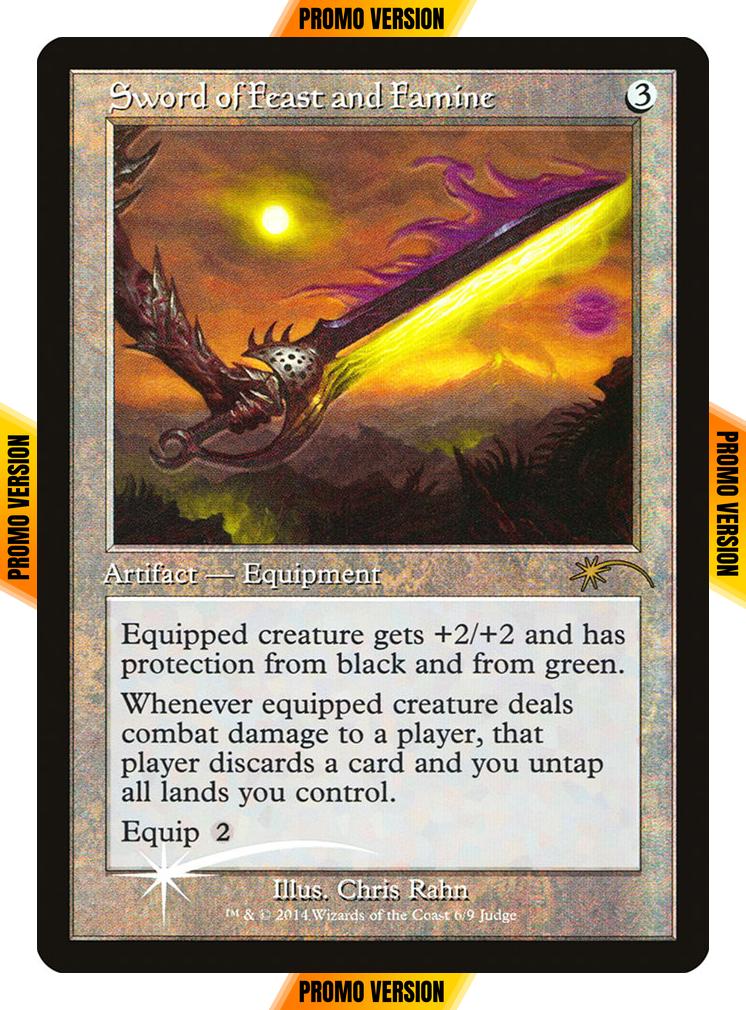 Sword of Feast and Famine [6] [Judge Gift Cards 2014] [Foil]