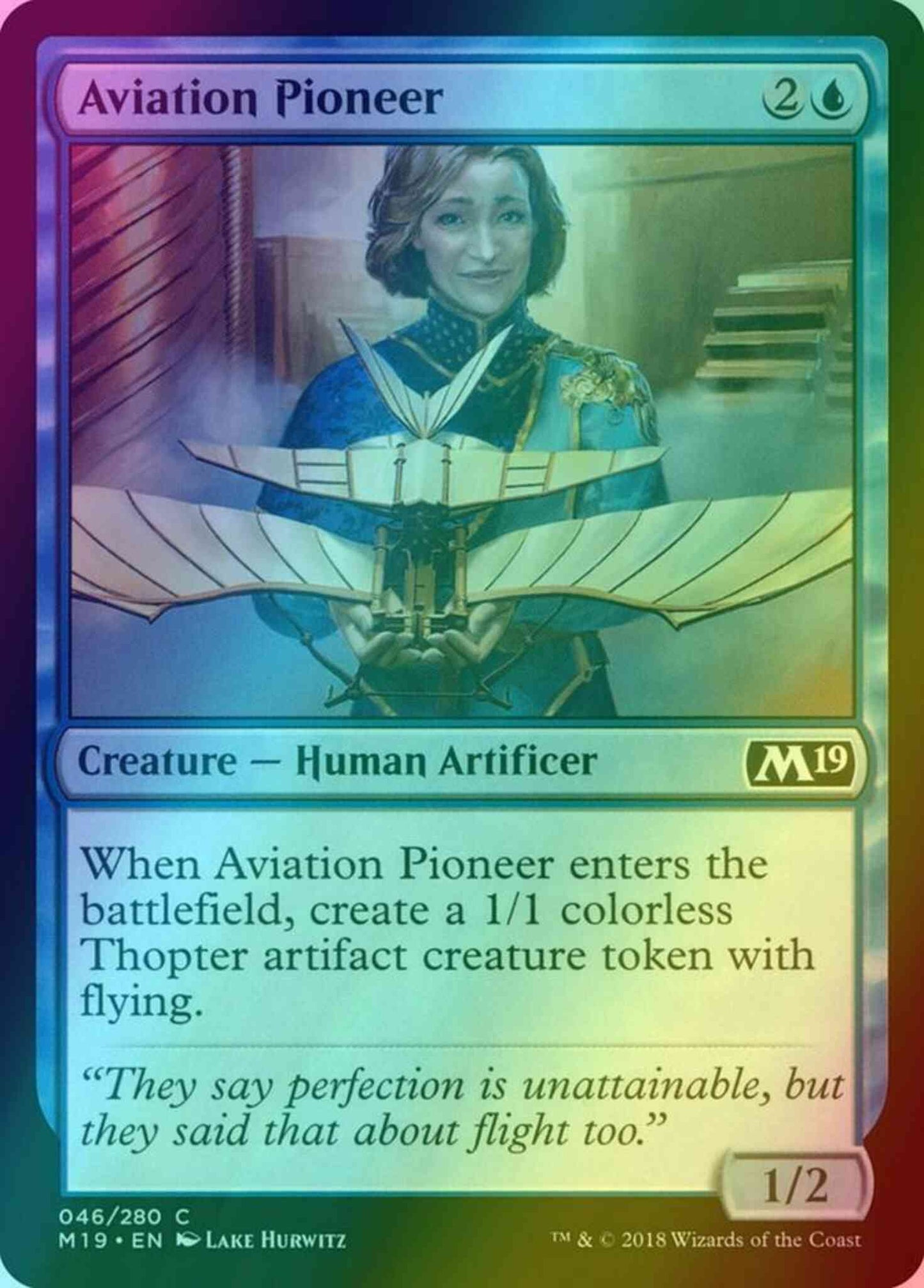 Aviation Pioneer [46] [Core Set 2019] [Foil]