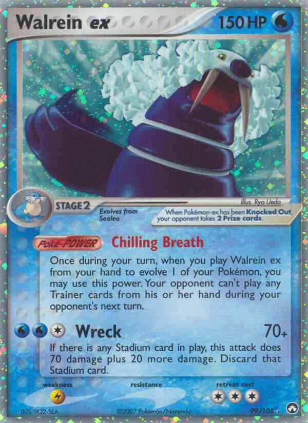 Walrein ex - 99/108 - Rare Holo EX [ex16-99] [Ultra]