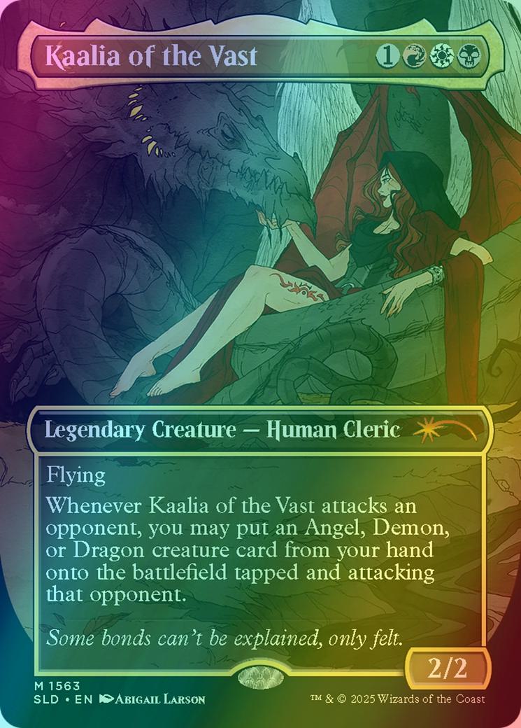 Kaalia of the Vast [1563] [Borderless] [Tragic Romance] [Secret Lair Drop] [Foil]