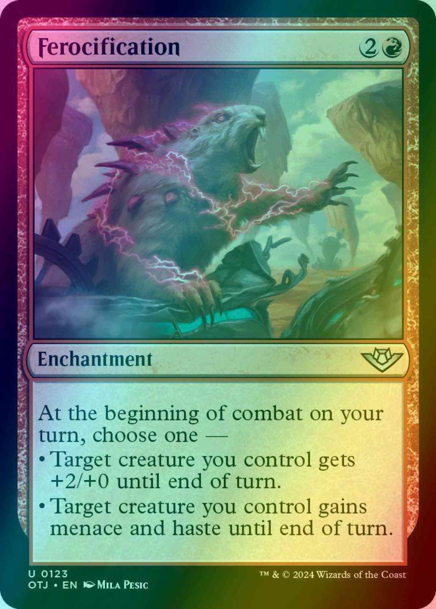 Ferocification [123] [Outlaws of Thunder Junction] [Foil]