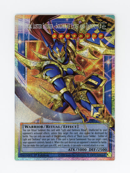 Black Luster Soldier - Soldier of Light and Darkness — Starlight Rare|Extended Art|1st Edition — ID 20039