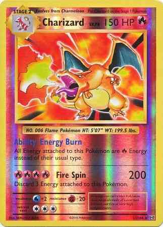 Charizard - 11/108 - Rare Holo [xy12-11] [Reverse Holo]