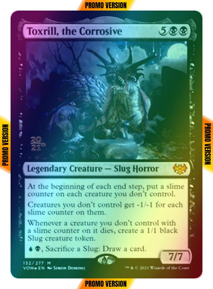 Toxrill, the Corrosive [Prerelease] [132s] [Innistrad: Crimson Vow: Promos] [Foil]
