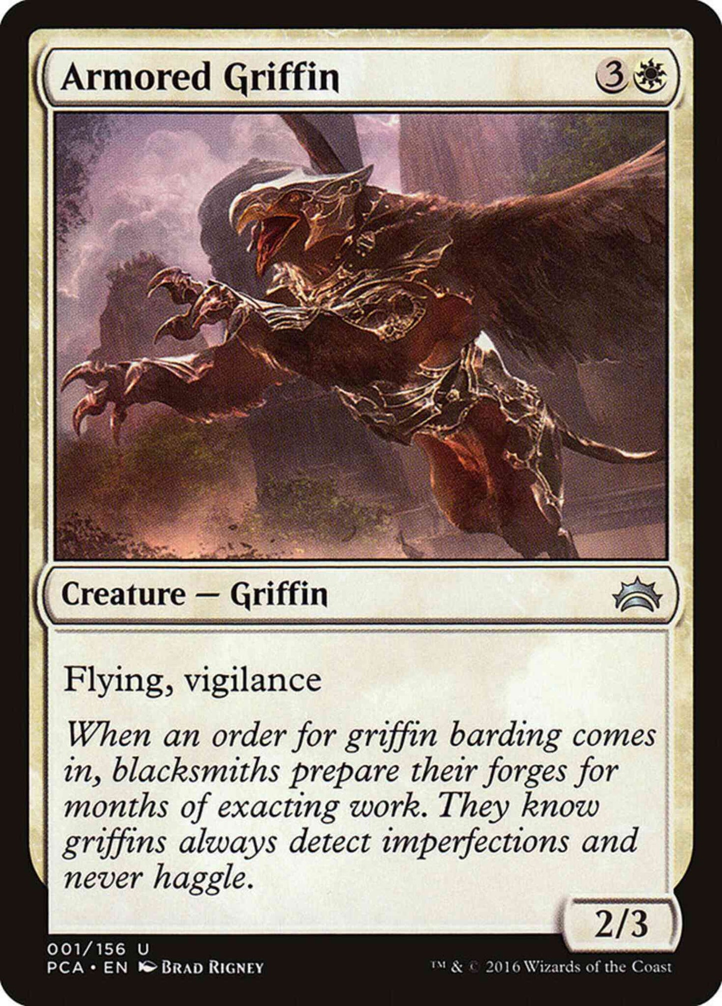 Armored Griffin [1] [Planechase Anthology] [Non-Foil]