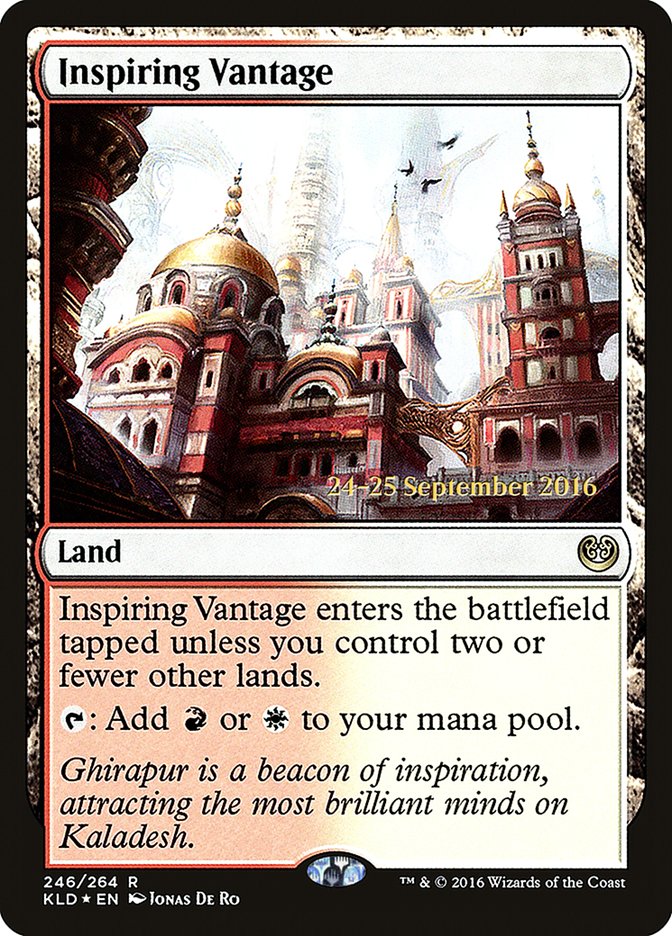 Inspiring Vantage [246s] [Kaladesh Promos] [Foil]