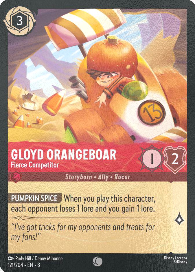 Gloyd Orangeboar - Fierce Competitor - 121/204 [Reign of Jafar] [Cold Foil]