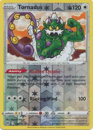 Tornadus - 126/172 - Rare [swsh9-126] [Reverse Holo]