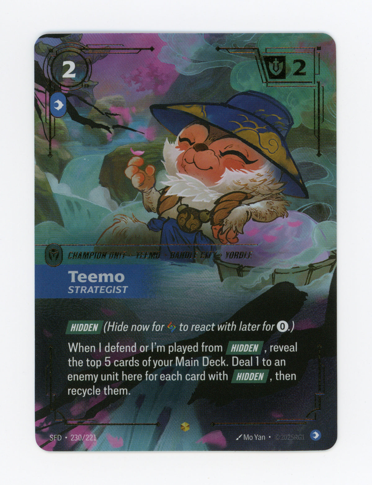 Teemo, Strategist — Overnumbered|Foil — ID 20253