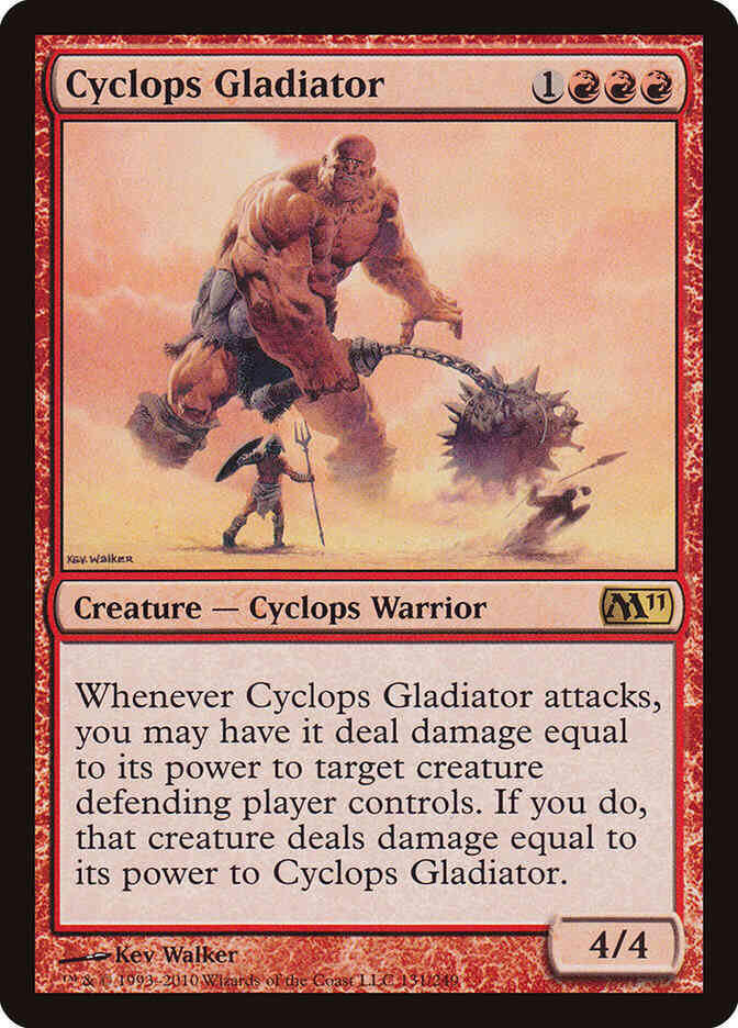 Cyclops Gladiator [131] [Magic 2011] [Non-Foil]
