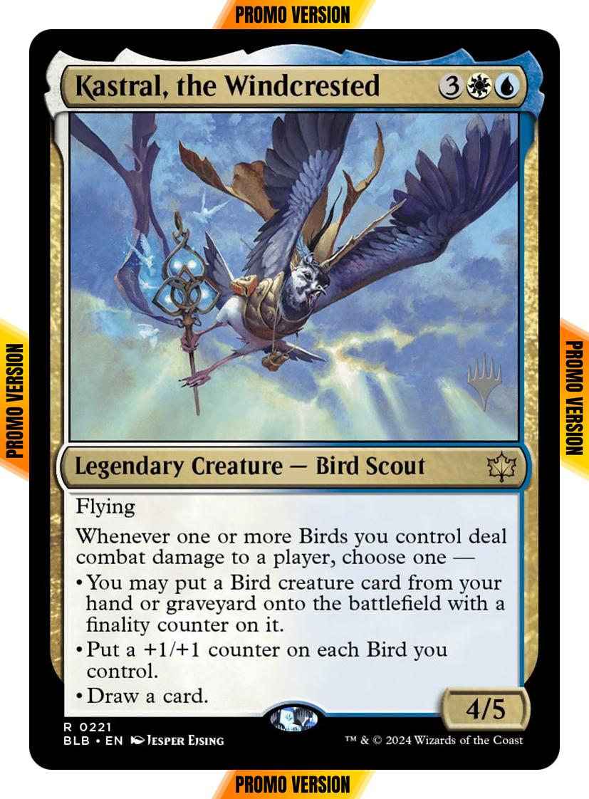 Kastral, the Windcrested [221p] [Promo Pack] [Bloomburrow: Promos] [Non-Foil]