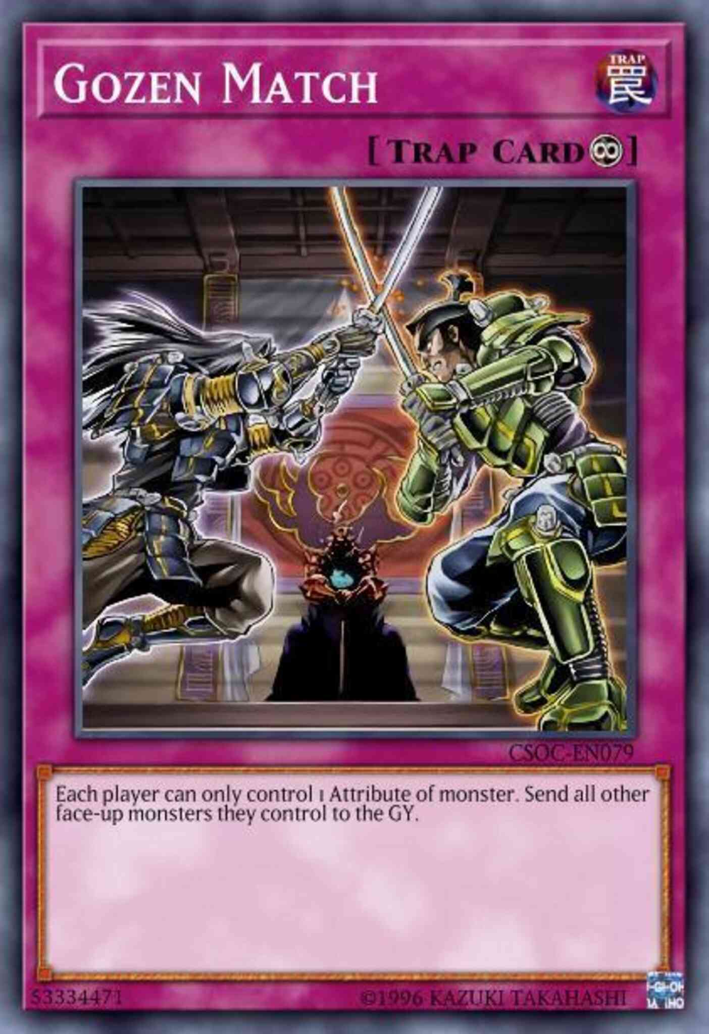 Gozen Match - TU08-EN011 - Rare - Unlimited