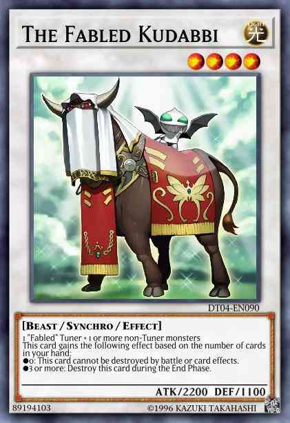 The Fabled Kudabbi - HA04-EN058 - Secret Rare - 1st Edition
