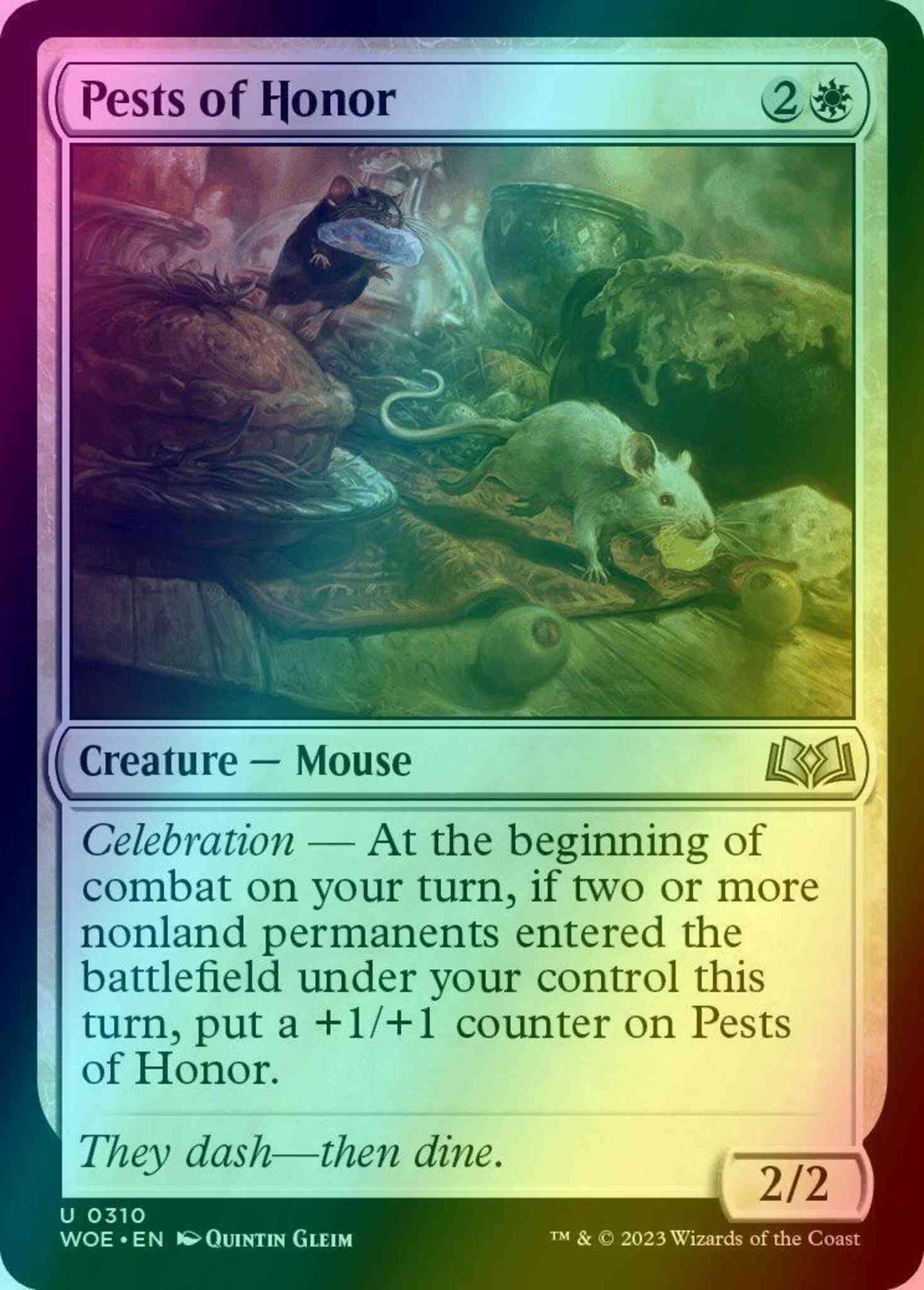 Pests of Honor [310] [Jumpstart Exclusive] [Wilds of Eldraine] [Foil]