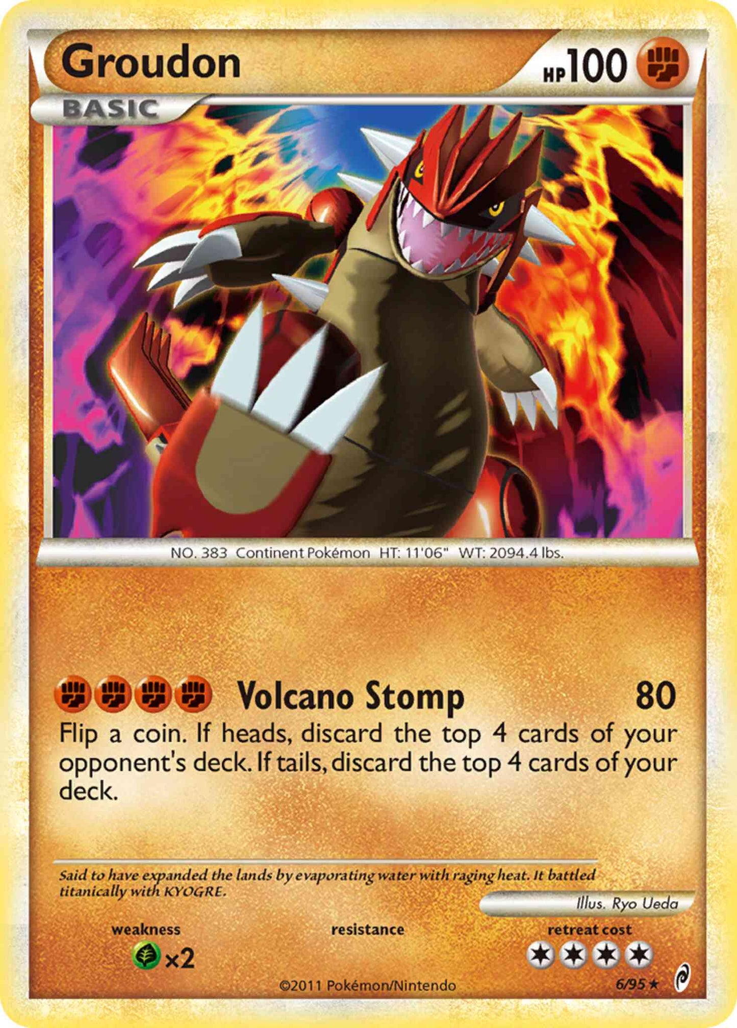 Groudon - 6/95 - Rare Holo [col1-6] [Holo]