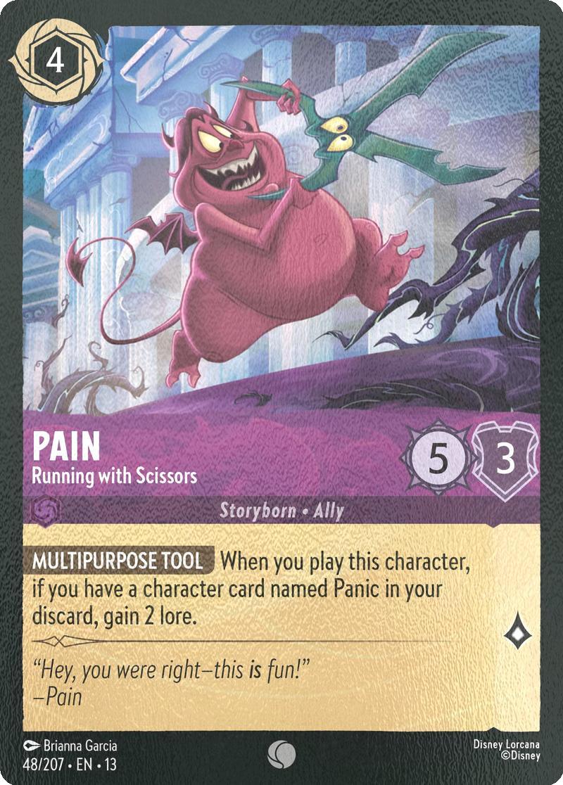 Pain - Running with Scissors - 48/204 [Attack of the Vine!] [Cold Foil]