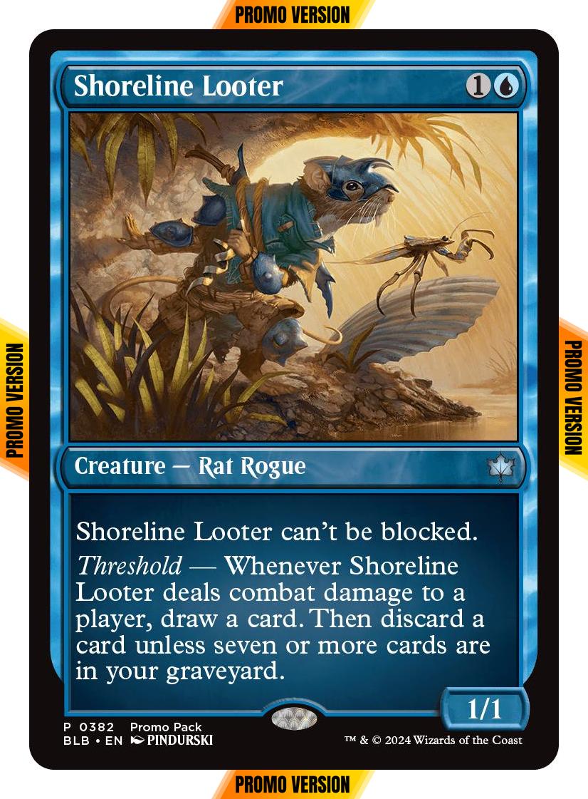 Shoreline Looter [382] [Dark Frame Promo Pack] [Bloomburrow] [Non-Foil]