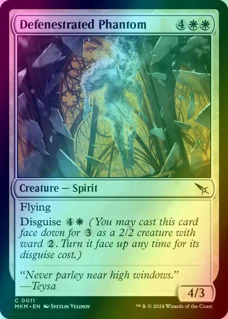 Defenestrated Phantom [11] [Murders at Karlov Manor] [Foil]