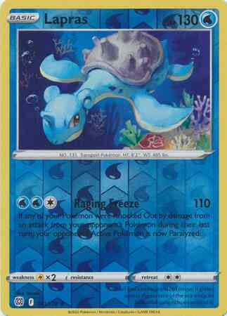 Lapras - 031/172 - Rare [swsh9-031] [Reverse Holo]