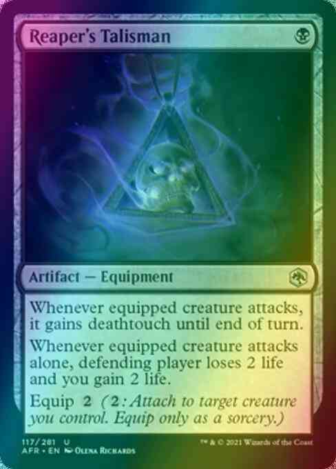 Reaper's Talisman [117] [Adventures In The Forgotten Realms] [Foil]