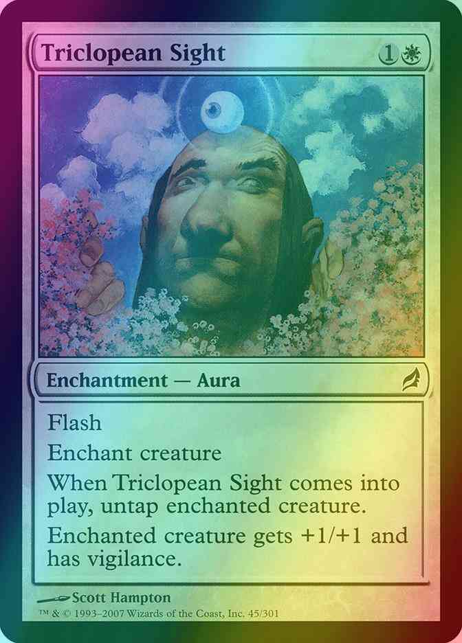 Triclopean Sight [45] [Lorwyn] [Foil]