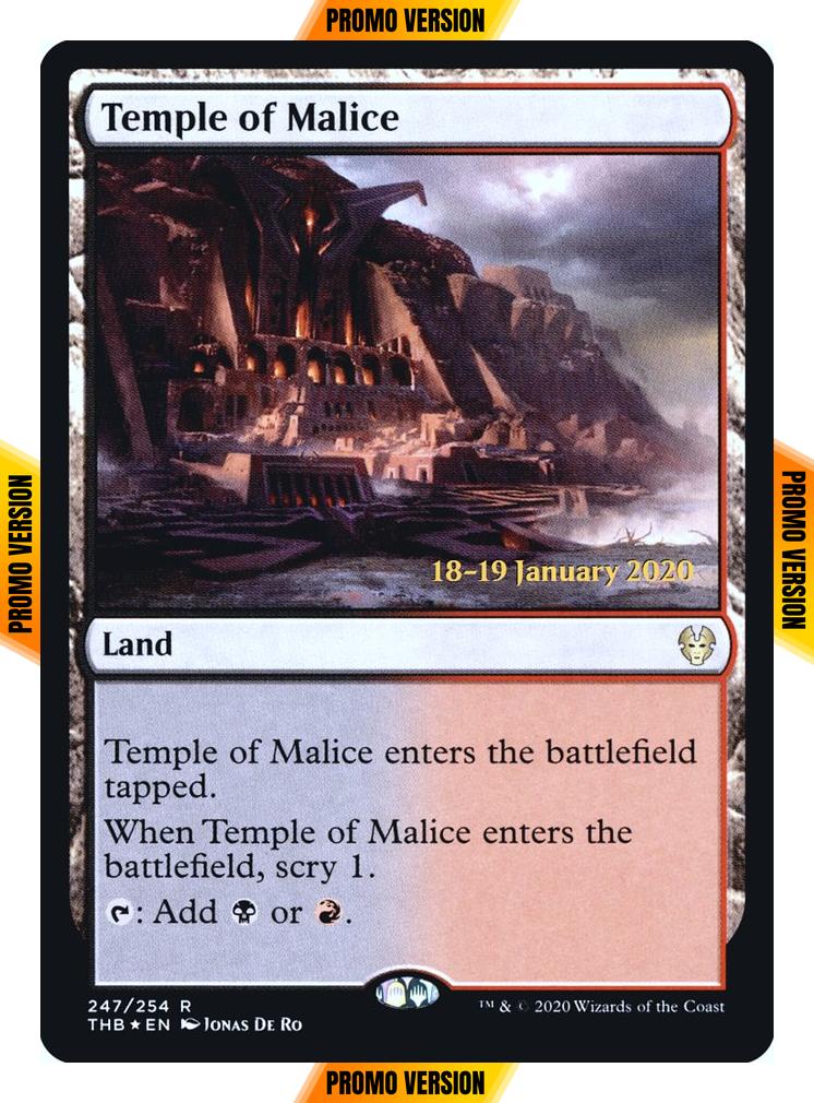 Temple of Malice [247s] [Theros Beyond Death Promos] [Foil]