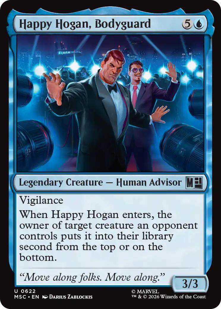 Happy Hogan, Bodyguard [622] [Jumpstart] [Marvel Super Heroes: Commander] [Non-Foil]