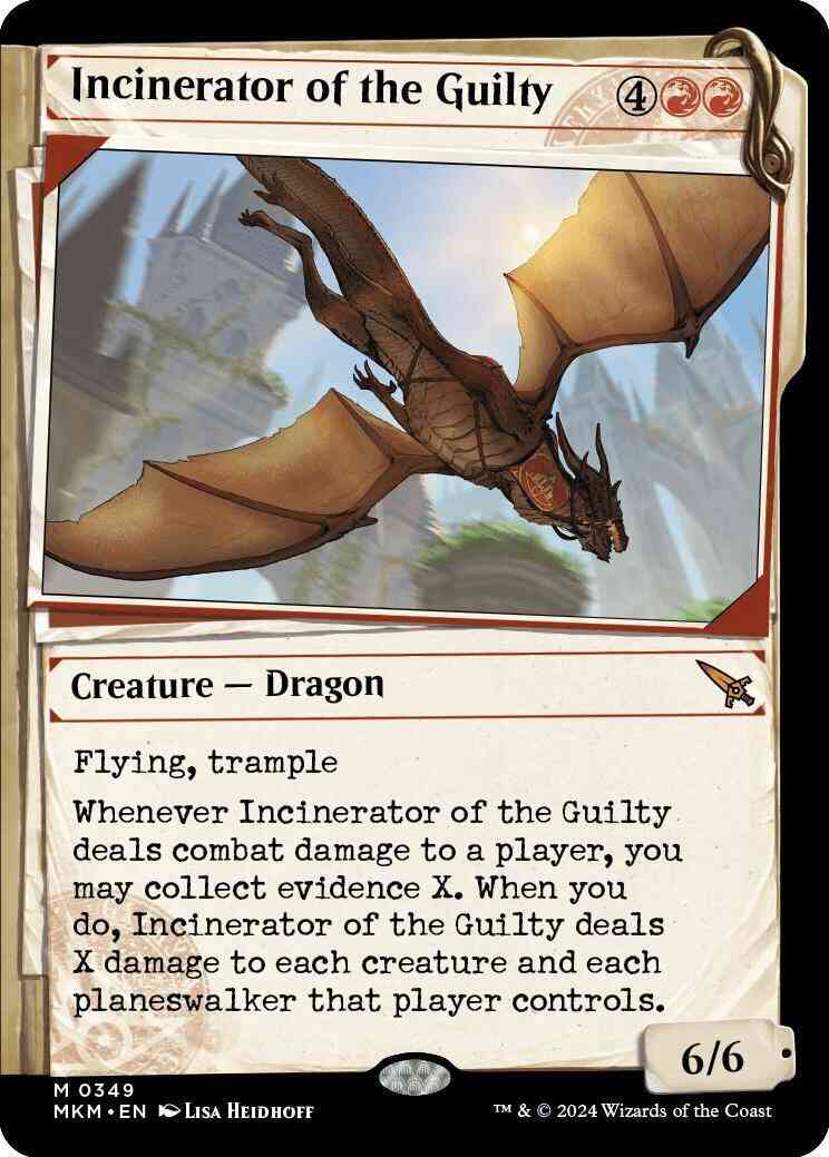Incinerator of the Guilty [349] [Dossier Showcase] [Murders at Karlov Manor] [Non-Foil]