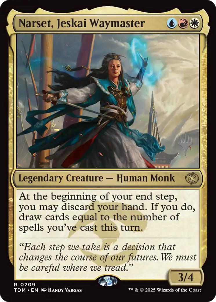 Narset, Jeskai Waymaster [209p] [Promo Pack] [Tarkir: Dragonstorm: Promos] [Non-Foil]
