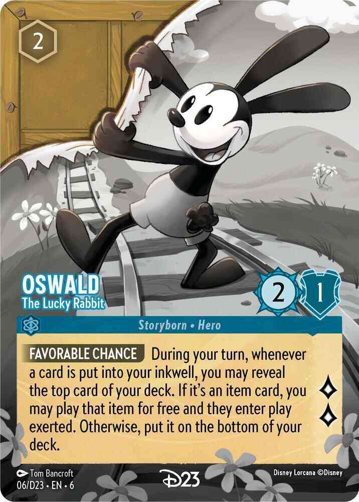 Oswald - The Lucky Rabbit - 6/D23 [D23 Promos] [Holofoil]