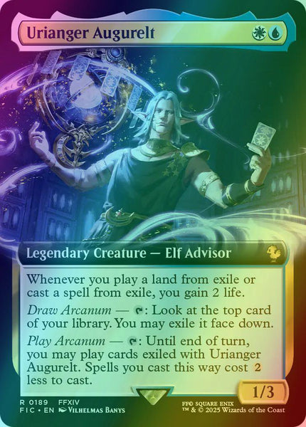 urianger mtg card Augurelt [189] [Extended Art] [FINAL FANTASY: Commander] [Foil] – Face to Face Games Ugin, the Spirit Dragon monkey Quantity:Pack (1)