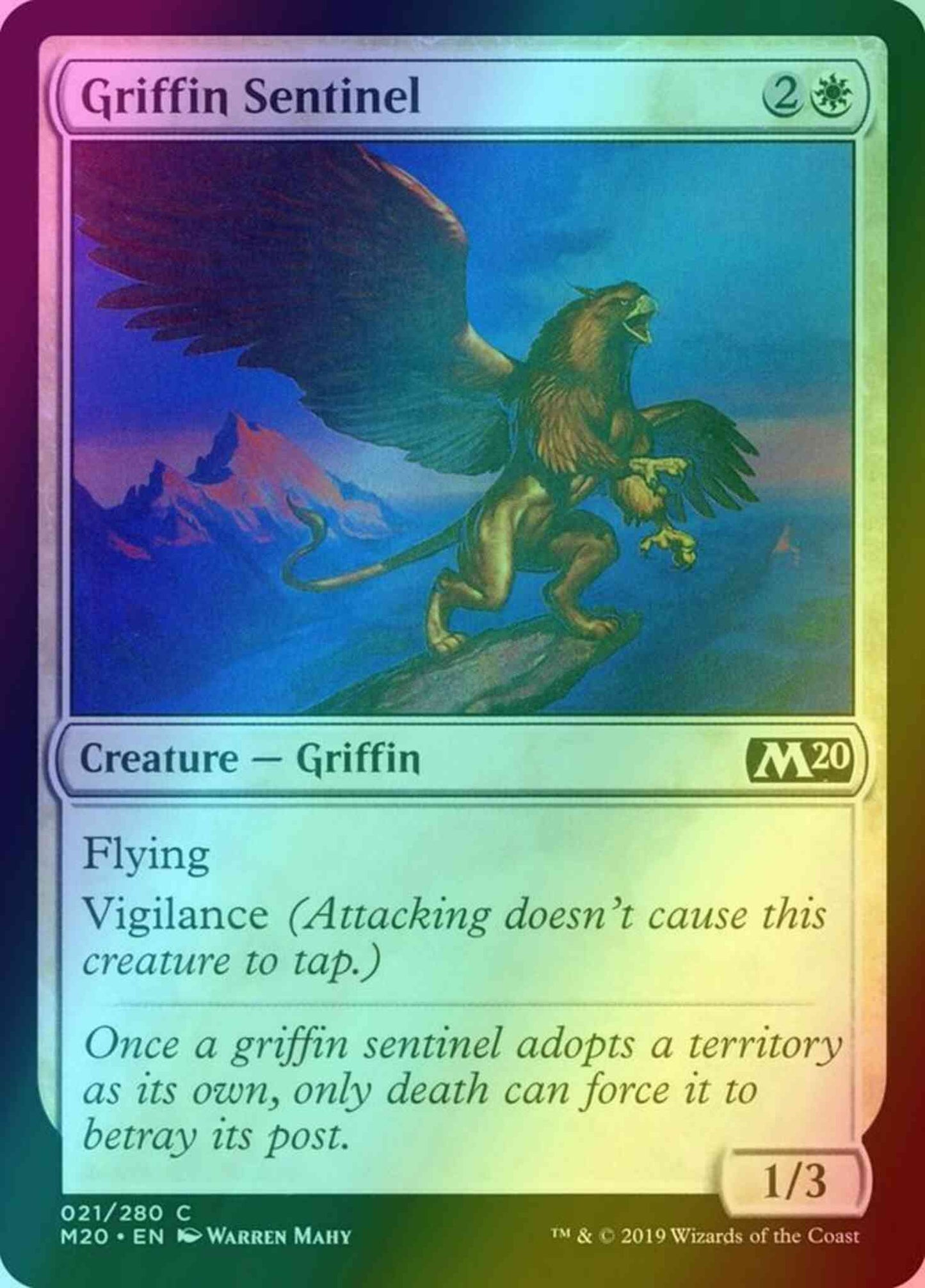 Griffin Sentinel [21] [Core Set 2020] [Foil]
