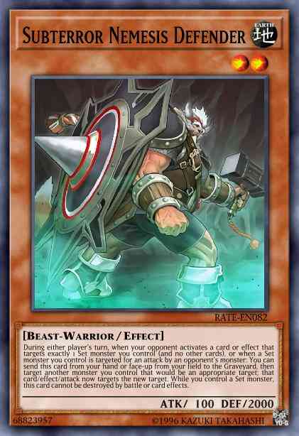 Subterror Nemesis Defender - RATE-EN082 - Rare - Unlimited