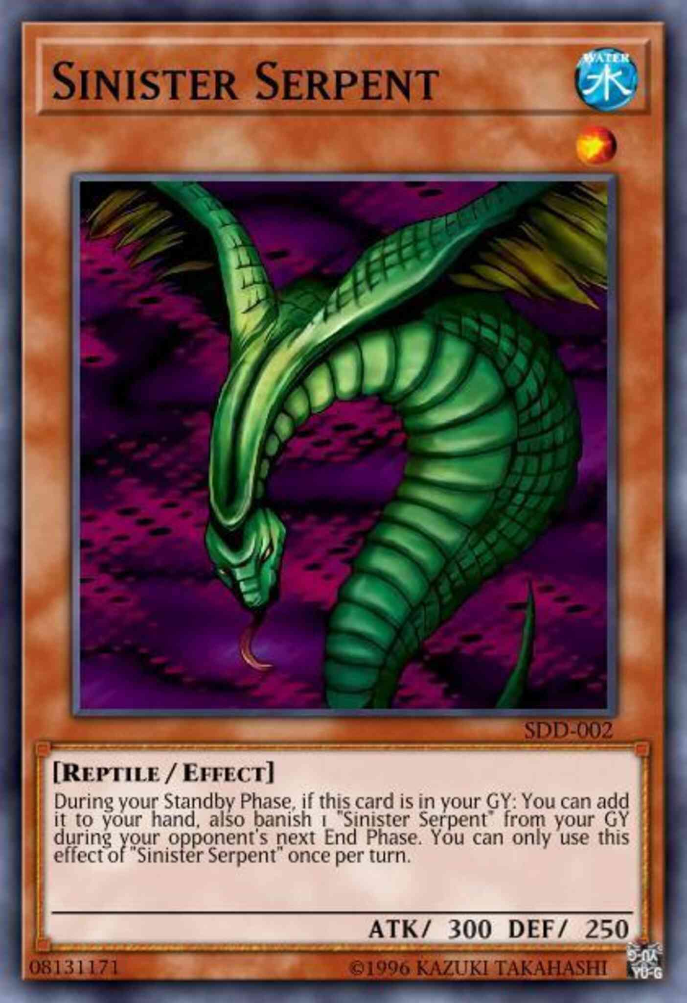 Sinister Serpent - BP02-EN015 - Common - Unlimited