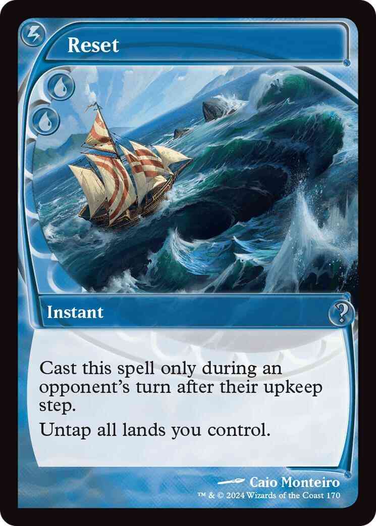 Reset [170] [Future Frame] [Mystery Booster 2] [Non-Foil]