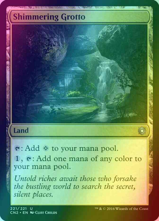 Shimmering Grotto [221] [Conspiracy Take The Crown] [Foil]