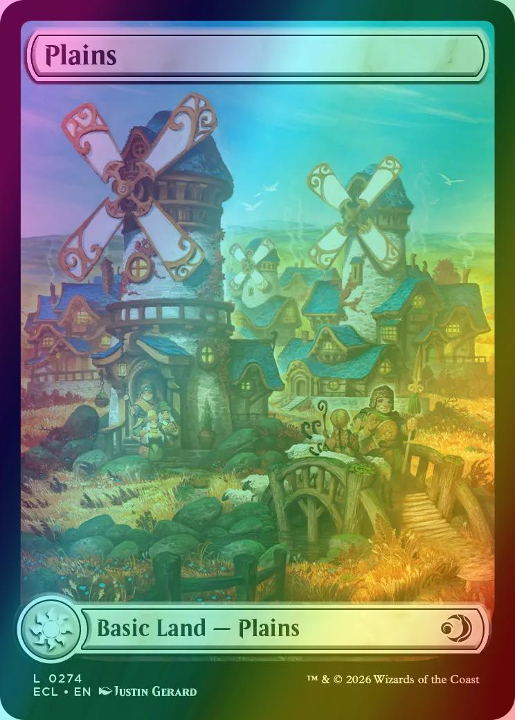 Plains [274] [Full Art] [Lorwyn] [Lorwyn Eclipsed] [Foil]