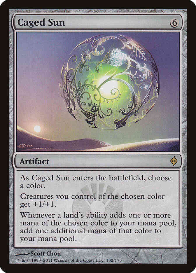 Caged Sun [132] [New Phyrexia] [Non-Foil]