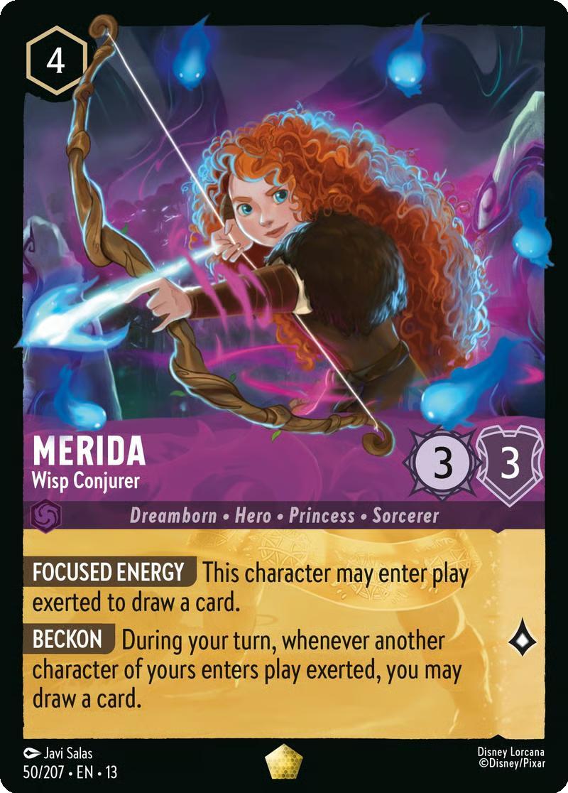 Merida - Wisp Conjurer - 50/204 [Attack of the Vine!] [Non-Foil]