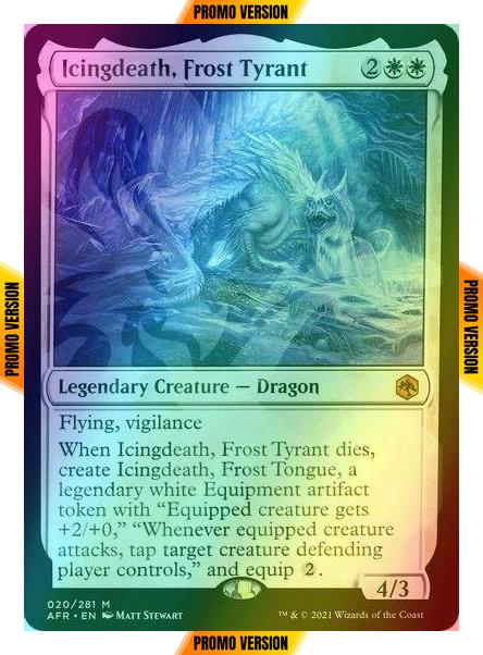 Icingdeath, Frost Tyrant [20x] [Ampersand] [Adventures in the Forgotten Realms Promos] [Foil]