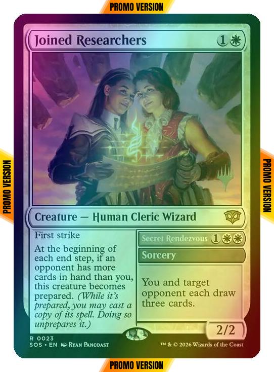 Joined Researchers [23p] [Promo Pack] [Secrets of Strixhaven Promos] [Foil]
