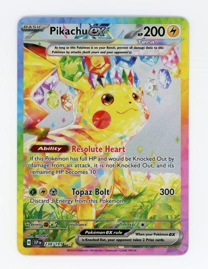 Pikachu ex — Special Illustration Rare — ID 18716