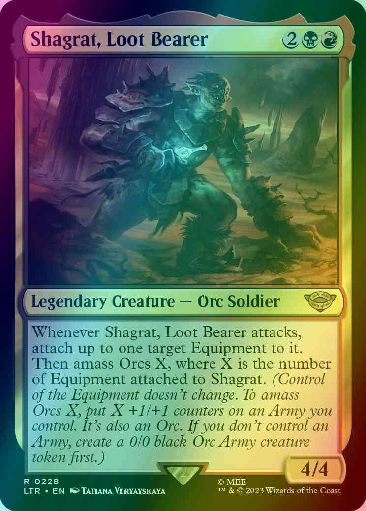 Shagrat, Loot Bearer [228] [The Lord of the Rings: Tales of Middle-earth] [Foil]