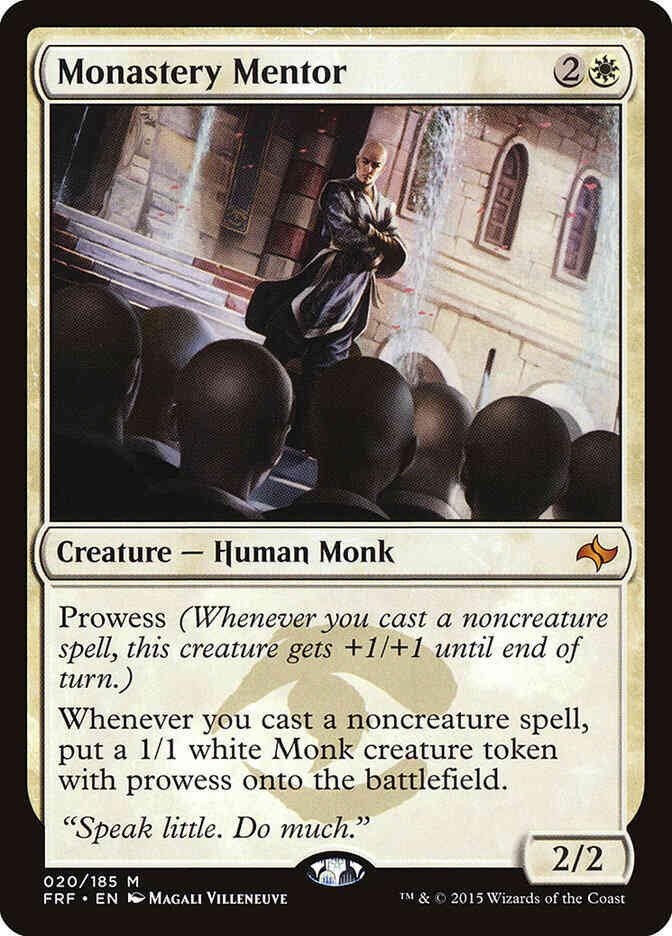 Monastery Mentor [20] [Fate Reforged] [Non-Foil]