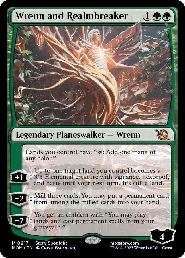 Wrenn and Realmbreaker [217] [March of the Machine] [Non-Foil]