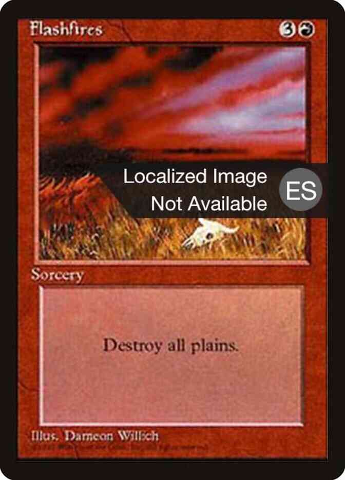 Flashfires - Portuguese [195] [Fourth Edition Black Border: Portuguese] [Non-Foil]