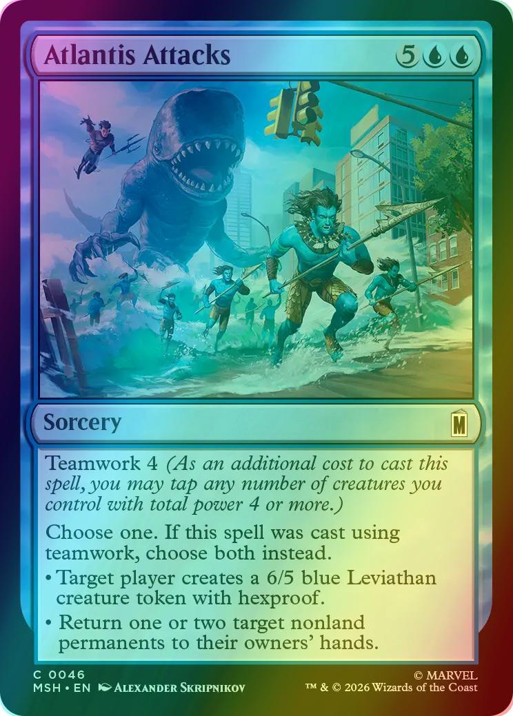 Atlantis Attacks [46] [Marvel Super Heroes] [Foil]