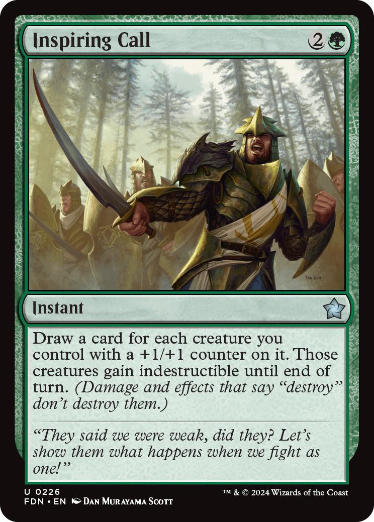 Inspiring Call [226] [Foundations] [Non-Foil]