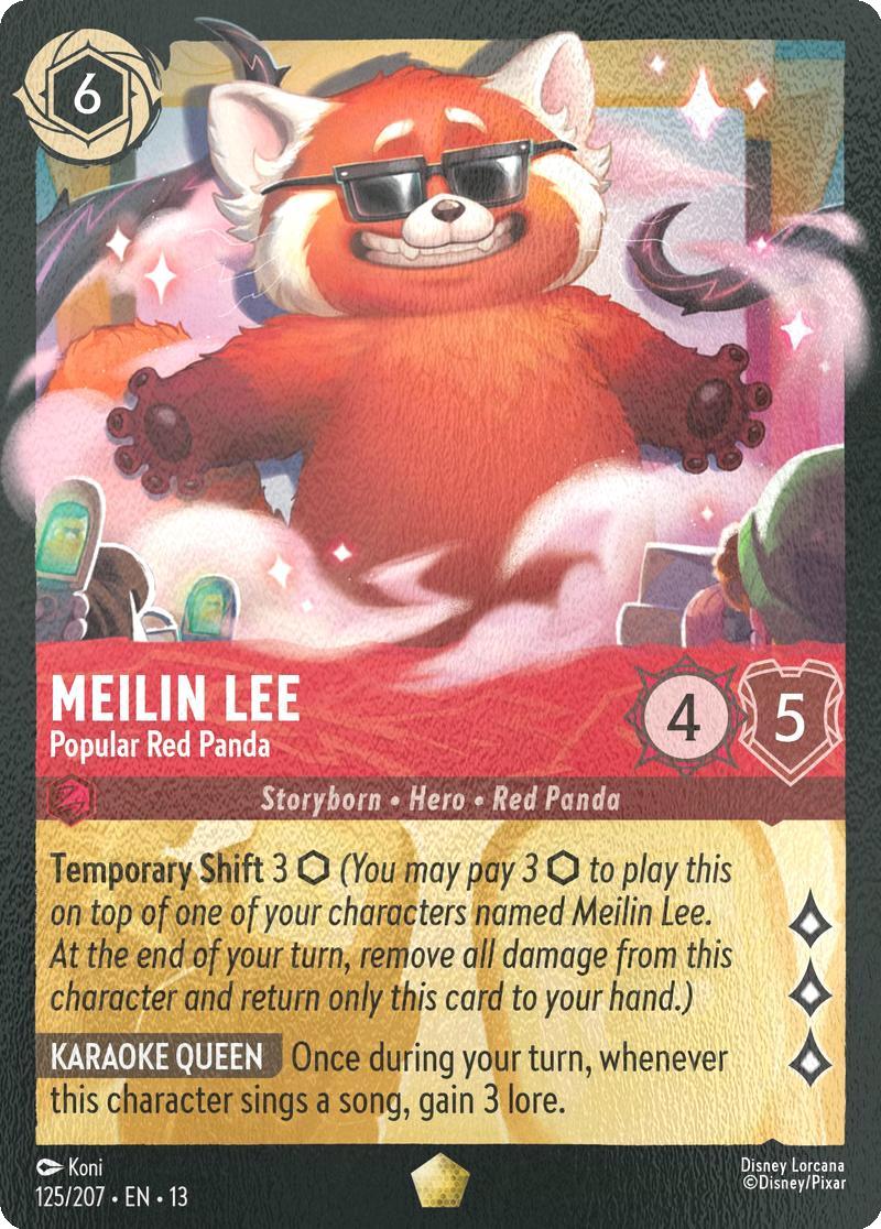 Meilin Lee - Popular Red Panda - 125/204 [Attack of the Vine!] [Cold Foil]